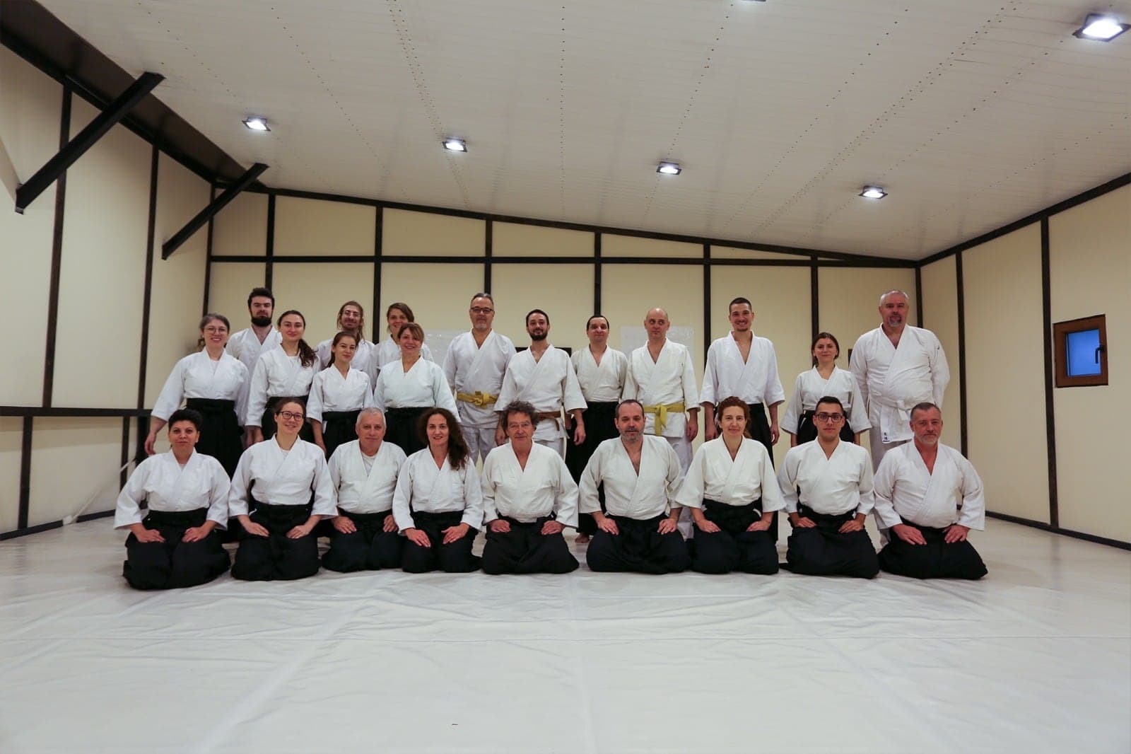 Seminar de Ki Aikido, grup de practicanți