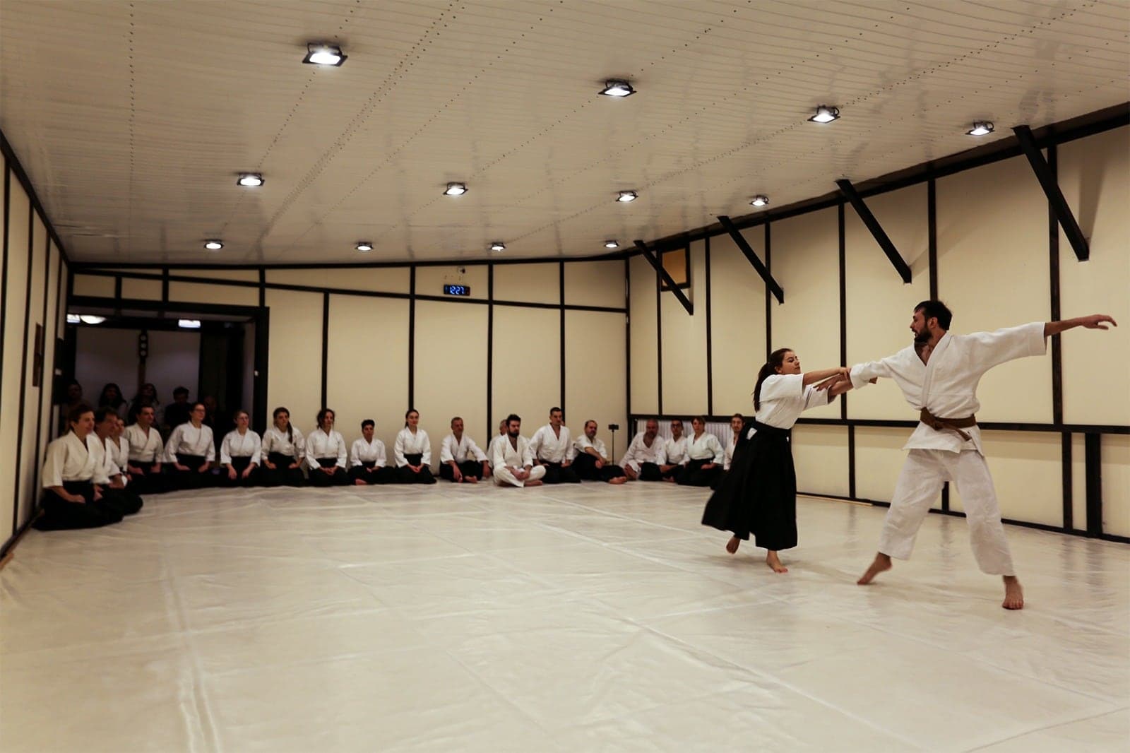 Demonstrație de Ki Aikido în sala dojo-ului Sakura