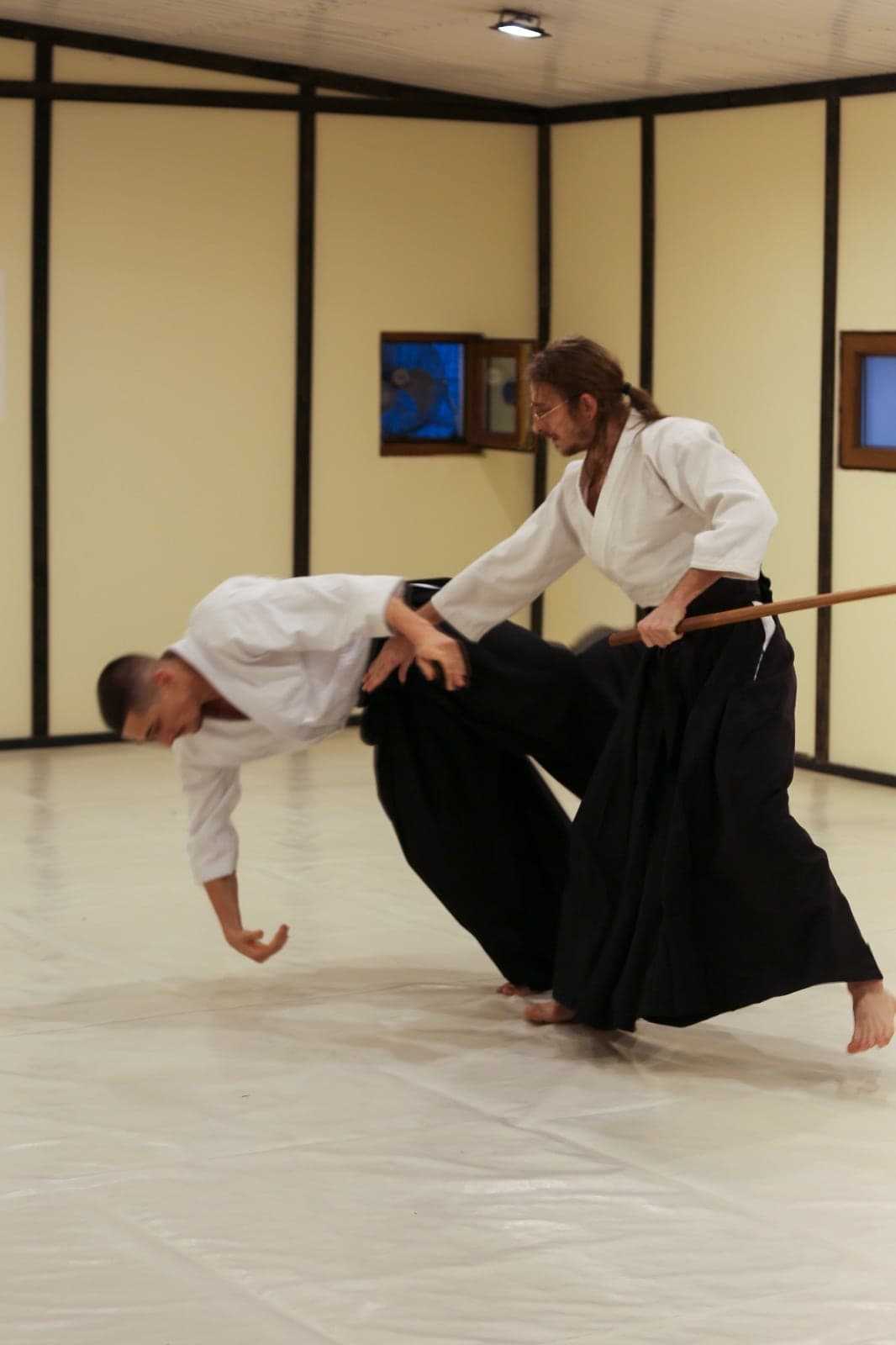 Aruncare cu bokken la Dojo Sakura