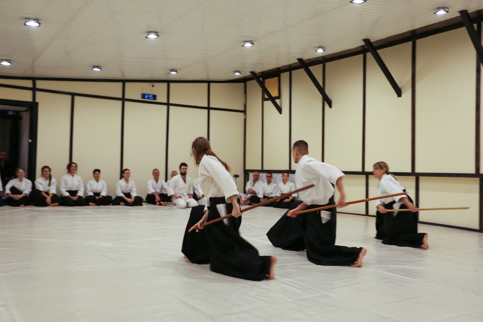 Lucru cu jo la Dojo Sakura București